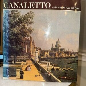 Canaletto – The Colour Library of Art – 49 Plates in Full Color 1967 Italy